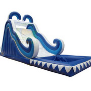 water inflatable slides